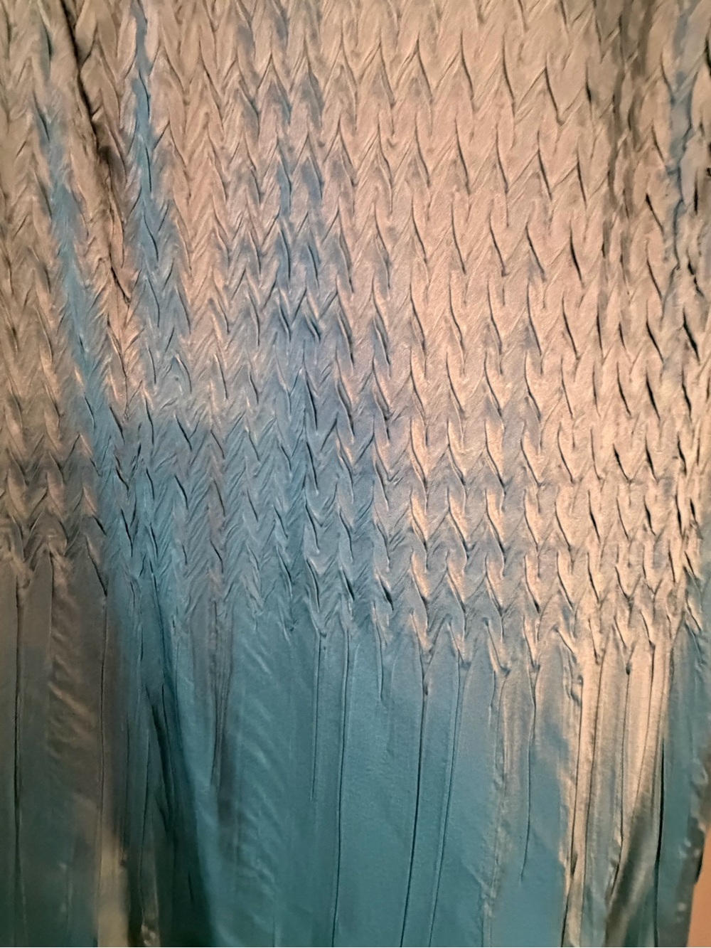KOMAROV 2-Pc Pleated Maxi Dress & Jacket Set Blue Ombre Plus Size 3X Excellent - Picture 8 of 16